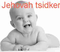 baby Jehovah tsidkenu